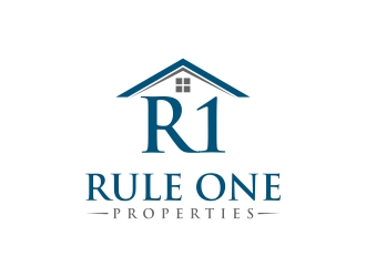 Rule One Properties logo design by javaz