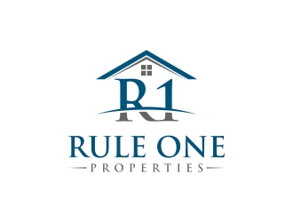 Rule One Properties logo design by javaz