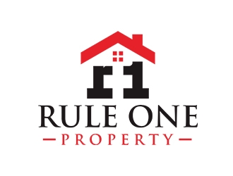 Rule One Properties logo design by rahmatillah11