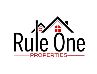 Rule One Properties logo design by AamirKhan