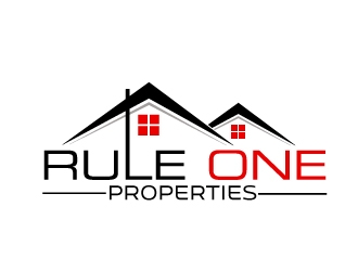 Rule One Properties logo design by AamirKhan