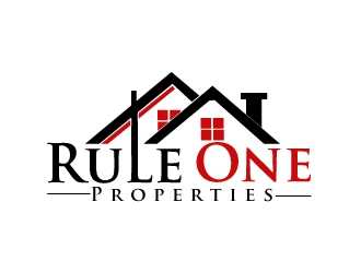 Rule One Properties logo design by AamirKhan