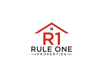 Rule One Properties logo design by carman