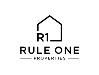 Rule One Properties logo design by asyqh