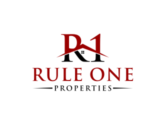 Rule One Properties logo design by asyqh