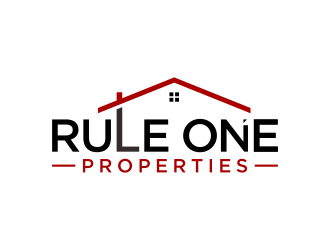 Rule One Properties logo design by checx