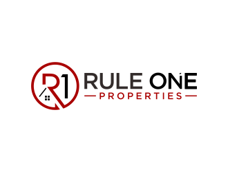 Rule One Properties logo design by checx