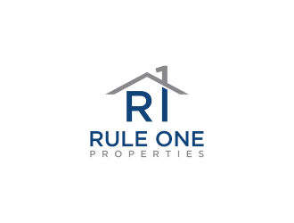 Rule One Properties logo design by RIANW