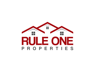 Rule One Properties logo design by RIANW