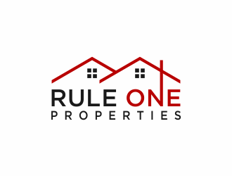 Rule One Properties logo design by y7ce