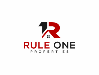 Rule One Properties logo design by y7ce