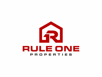 Rule One Properties logo design by y7ce