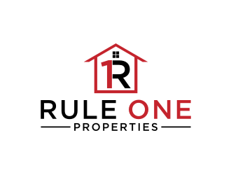 Rule One Properties logo design by johana