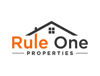 Rule One Properties logo design by cybil