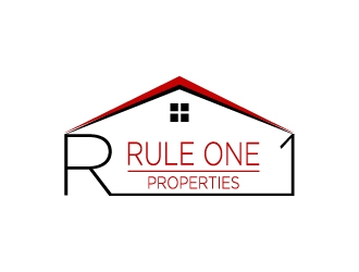 Rule One Properties logo design by pilKB