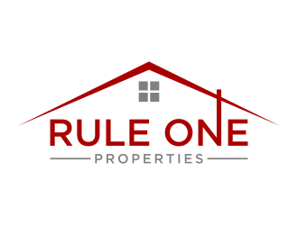 Rule One Properties logo design by pel4ngi