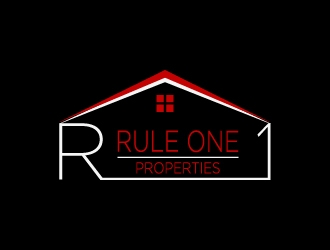 Rule One Properties logo design by pilKB