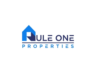 Rule One Properties logo design by gateout