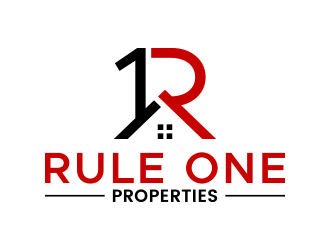 Rule One Properties logo design by lexipej