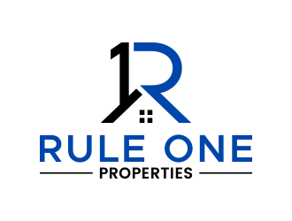 Rule One Properties logo design by lexipej