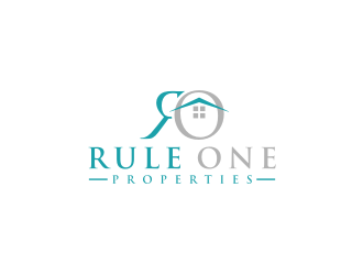 Rule One Properties logo design by bricton