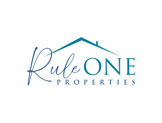 Rule One Properties logo design by bricton