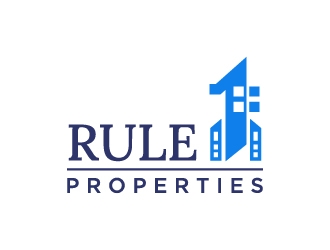 Rule One Properties logo design by gateout