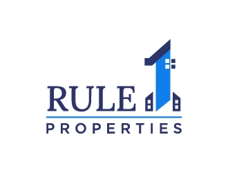 Rule One Properties logo design by gateout