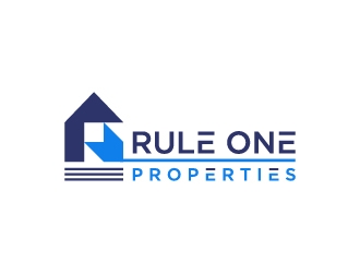 Rule One Properties logo design by gateout