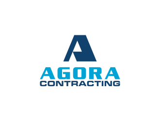 Agora Contracting logo design by brandshark