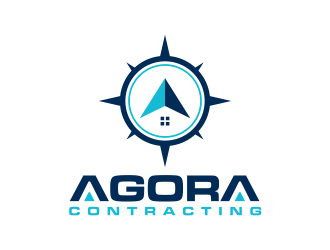 Agora Contracting logo design by scolessi