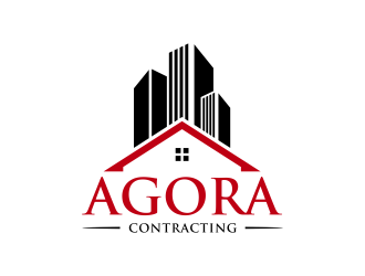 Agora Contracting logo design by scolessi