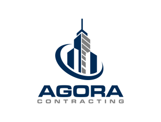 Agora Contracting logo design by scolessi