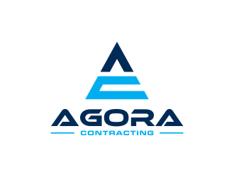 Agora Contracting logo design by scolessi