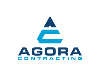 Agora Contracting logo design by BlessedArt