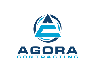 Agora Contracting logo design by BlessedArt