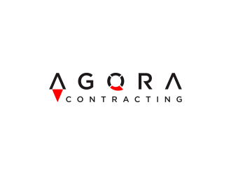 Agora Contracting logo design by dekbud48