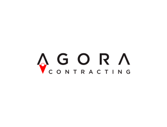 Agora Contracting logo design by dekbud48