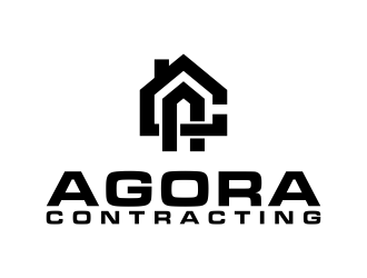 Agora Contracting logo design by jm77788