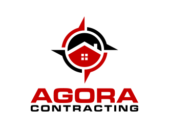 Agora Contracting logo design by lexipej