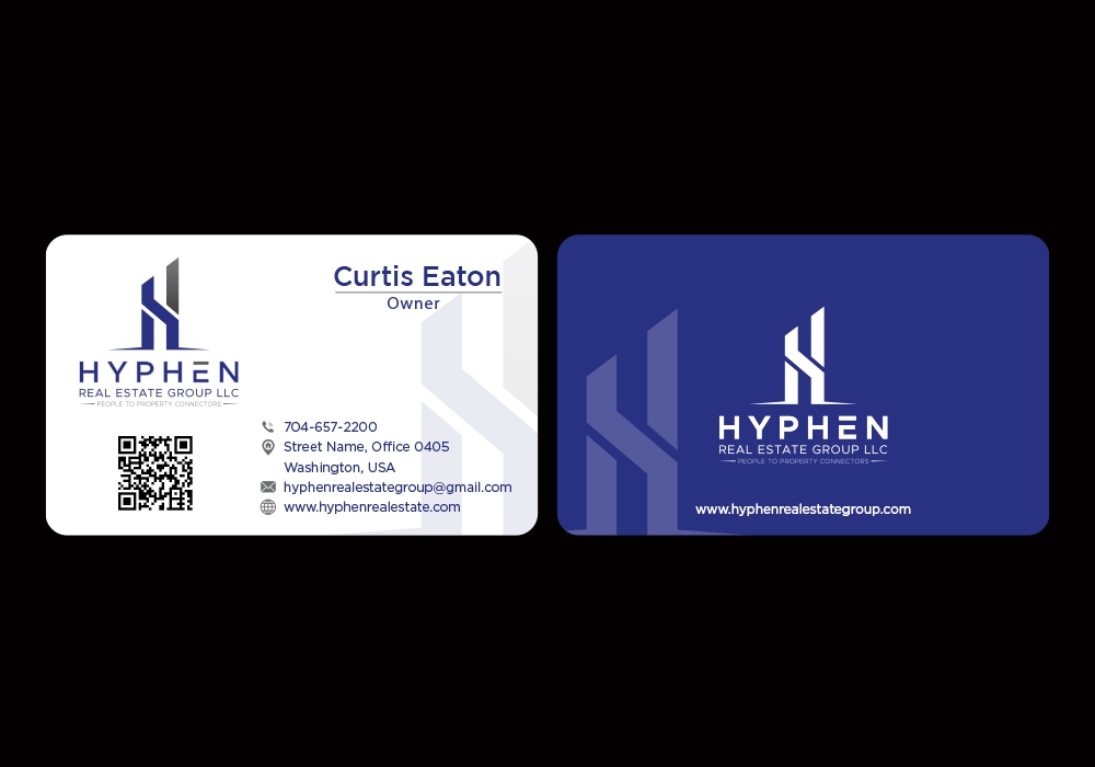 Hyphen Real Estate Group LLC logo design by Aslam