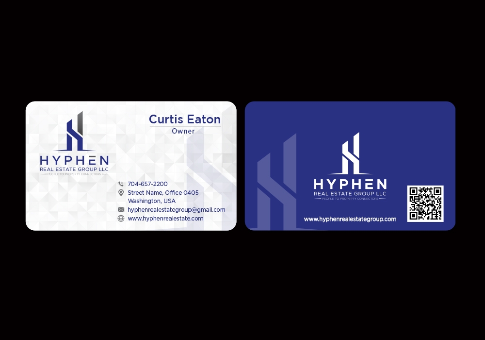 Hyphen Real Estate Group LLC logo design by Aslam