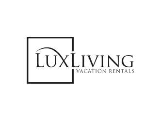 LuxLiving Vacation Rentals logo design by blessings