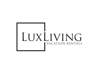 LuxLiving Vacation Rentals logo design by blessings