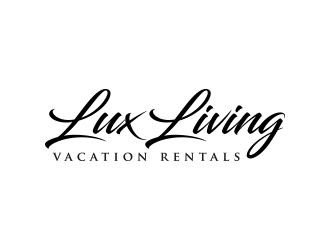 LuxLiving Vacation Rentals logo design by lexipej