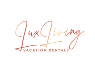 LuxLiving Vacation Rentals logo design by Roma