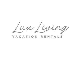 LuxLiving Vacation Rentals logo design by Roma