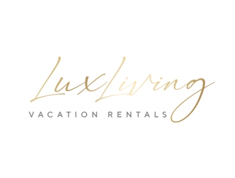 LuxLiving Vacation Rentals logo design by Roma