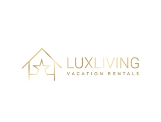 LuxLiving Vacation Rentals logo design by Roma