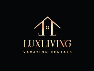 LuxLiving Vacation Rentals logo design by Roma